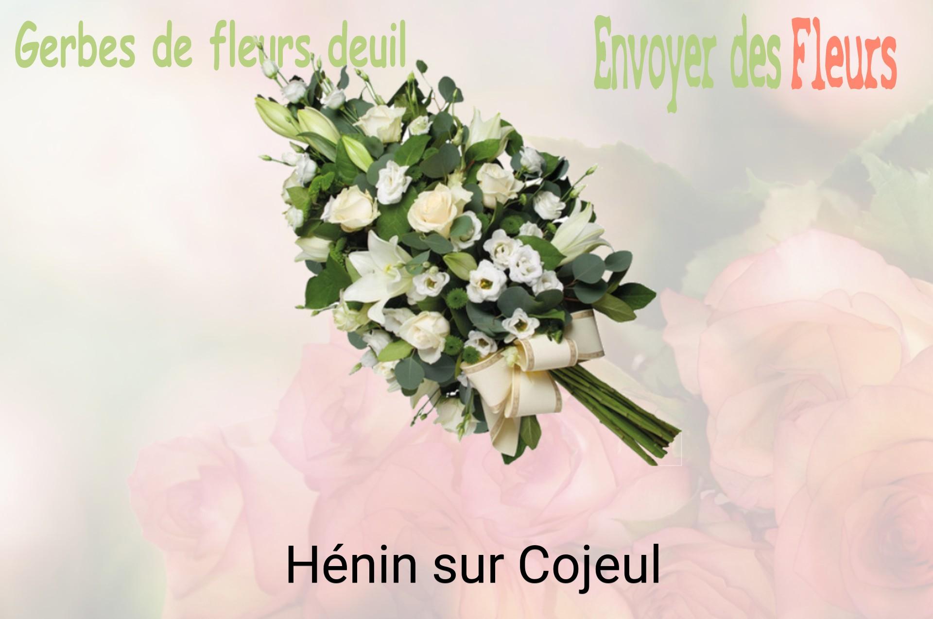 Gerbe de fleurs de deuil livrée à Hénin-sur-Cojeul